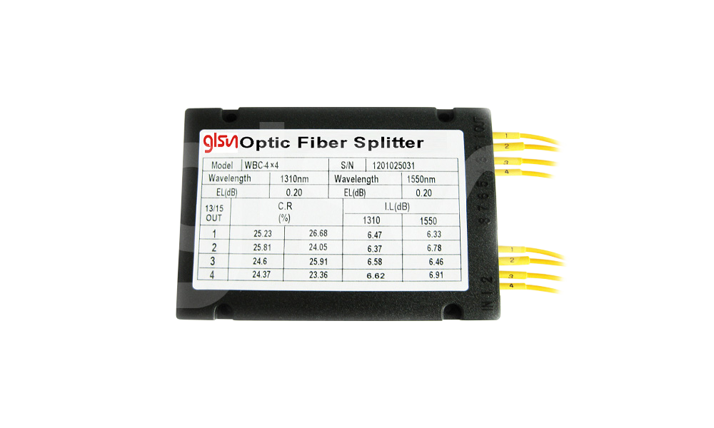 4x4 FBT Optical Splitter